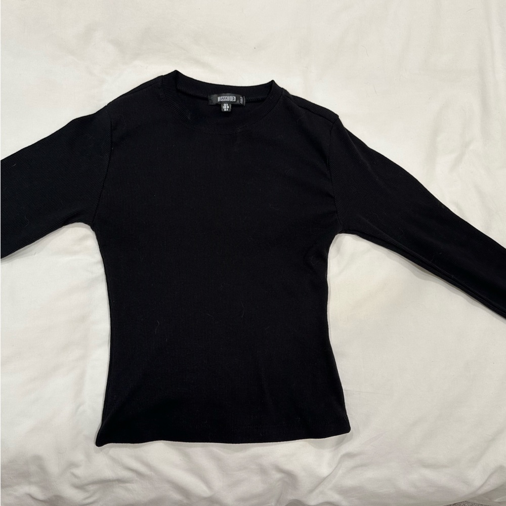Misguided black shirt for sale. Never worn